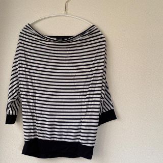 アナイ(ANAYI)のアナイ　ANAYI ボーダー カットソー トップス Tシャツ　レディース　夏(カットソー(半袖/袖なし))