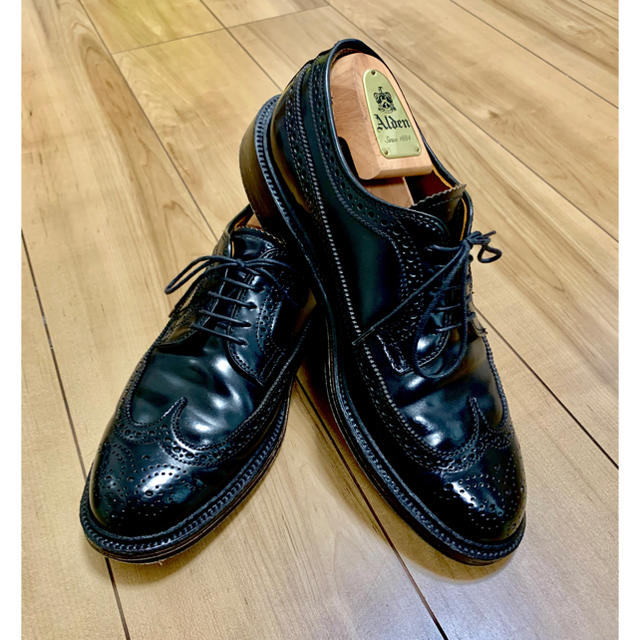 ツリー付 美品 Alden 9751 オールデン ロングウイングチップ 8D