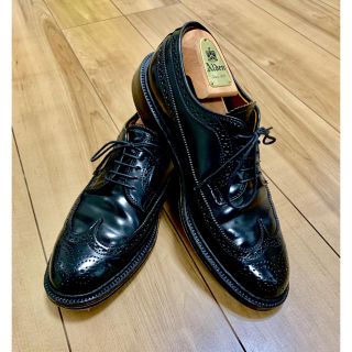 オールデン(Alden)のツリー付 美品 Alden 9751 オールデン ロングウイングチップ 8D(ドレス/ビジネス)