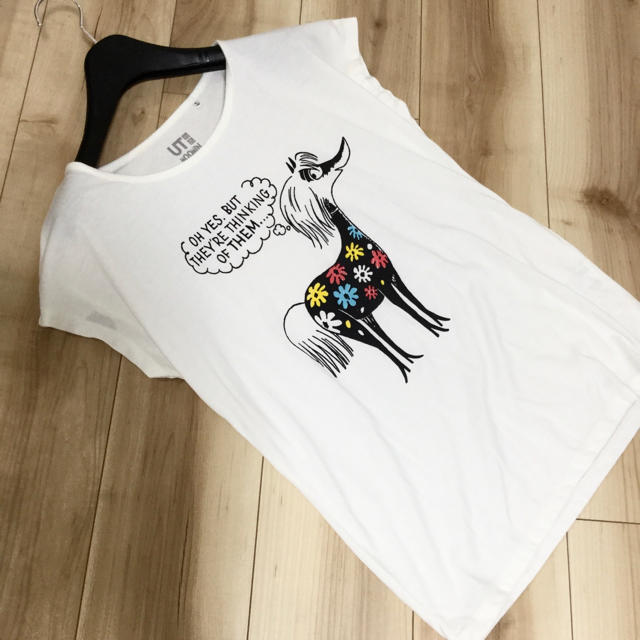 UNIQLO(ユニクロ)のユニクロ　ムーミン  Tシャツ　2枚セット　新品 レディースのトップス(Tシャツ(半袖/袖なし))の商品写真