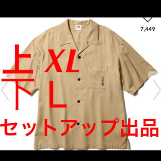 ソフ(SOPH)のGU×SOPH オープンカラーシャツ(5分袖1MW by SOPH セットアップ(シャツ)