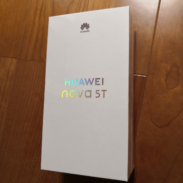 Huawei nova　5t　simフリー　クラッシュブルー　128gbスマートフォン/携帯電話