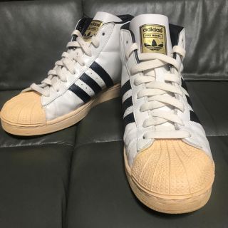 アディダス(adidas)のadidas PRO MODEL VIN WHITE BLACK 28.0cm(スニーカー)