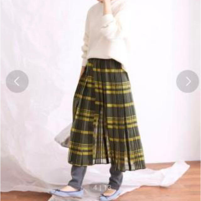 KBF(ケービーエフ)のKBF シアーチェックスカート レディースのスカート(ロングスカート)の商品写真