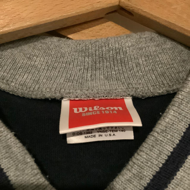 wilson(ウィルソン)のMADE IN USA⚫︎ウイルソンTシャツSサイズネイビーwilson メンズのトップス(Tシャツ/カットソー(半袖/袖なし))の商品写真