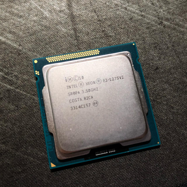 Xeon E3 1275 v2 4コア8スレッド