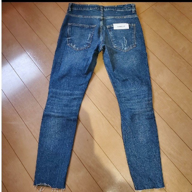 新品 ZARA MAN ダメージ デニム S 38 3