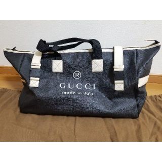 グッチ(Gucci)のGUCCI PVC ボストンバッグL(169936)(ボストンバッグ)