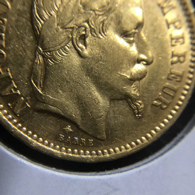 フランス　金貨　アンティークコイン　ナポレオン　古銭美術品/アンティーク