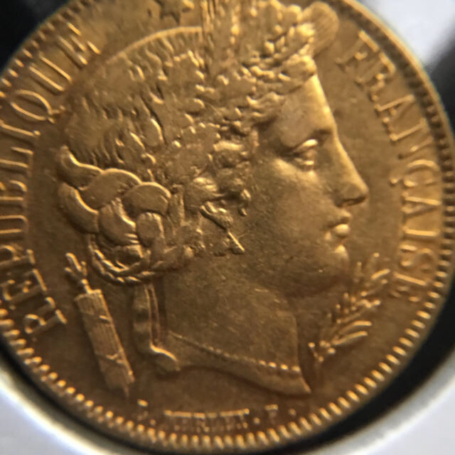 フランス　金貨　アンティークコイン　古銭
