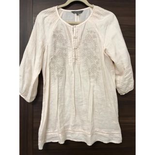 ローラアシュレイ(LAURA ASHLEY)のローラアシュレイベビーピンクのチェックブラウス　１１号(シャツ/ブラウス(長袖/七分))