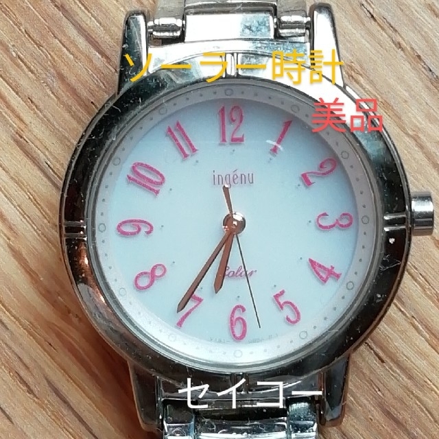 SEIKO(セイコー)のD28.　美品　ソーラー時計　　セイコー　アルバ　アンジェーヌ レディースのファッション小物(腕時計)の商品写真