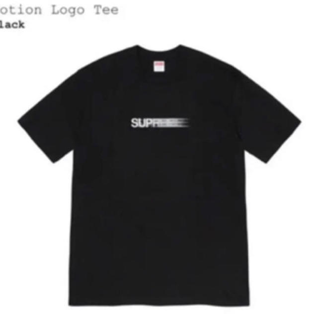 Supreme 20ss motion logo tee black S