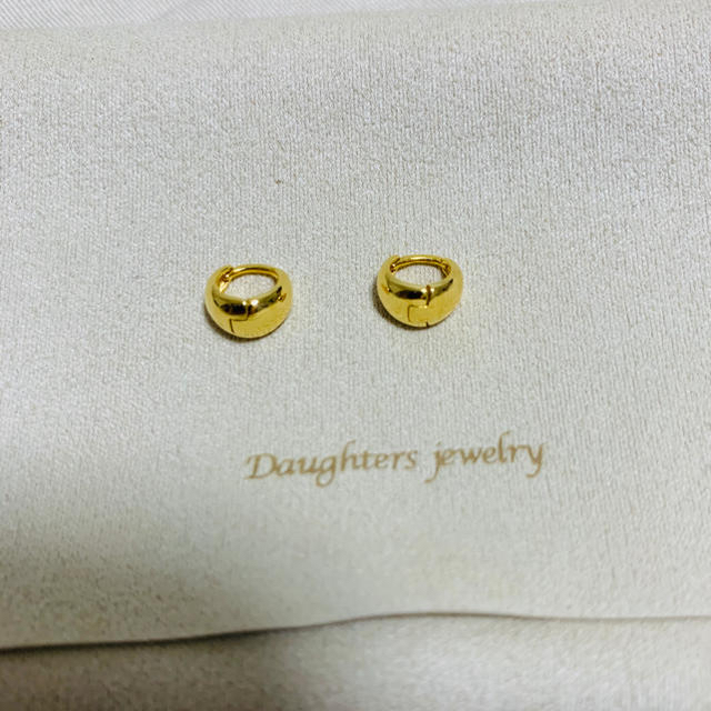 daughters jewelry 925 ピアス　gold