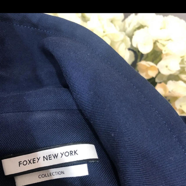 FOXEY(フォクシー)のfoxey フォクシーNY コットン100% 7分丈　トレンチコート レディースのジャケット/アウター(トレンチコート)の商品写真