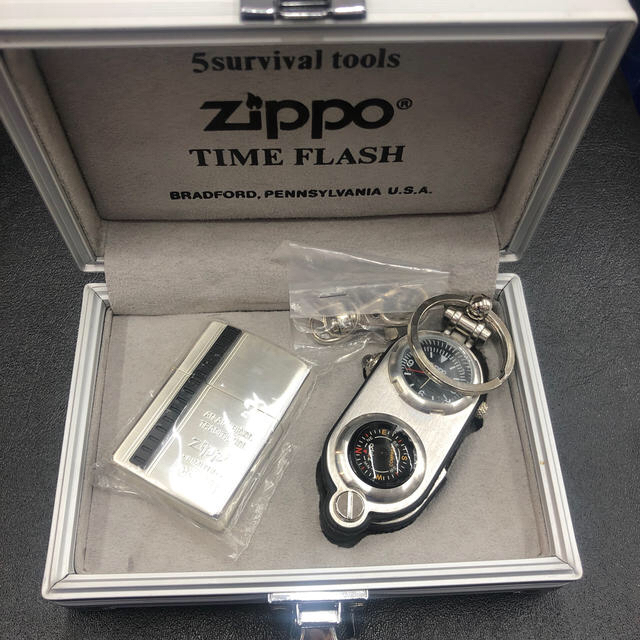 未使用　Zippo survival tools TIME FLASH ジッポ