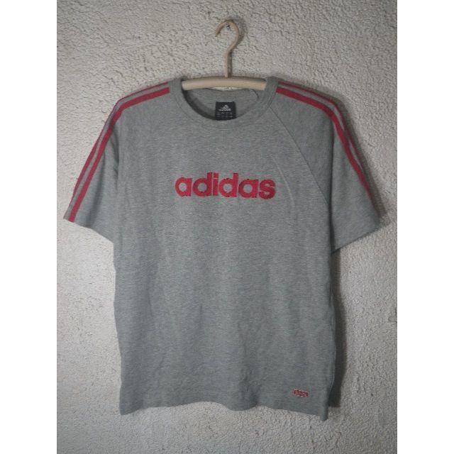 adidas(アディダス)の o1017 adidas 　００年代　ビンテージ　半袖　tシャツ　３本ライン メンズのトップス(Tシャツ/カットソー(半袖/袖なし))の商品写真