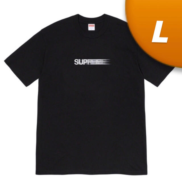 Supreme Motion Logo Tee Black Large