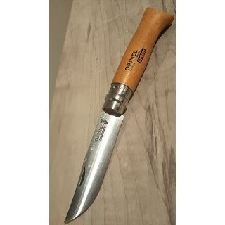 オピネル(OPINEL)の【新品未使用】オピネル フォールディングナイフ No.8 カーボンブレード(調理器具)