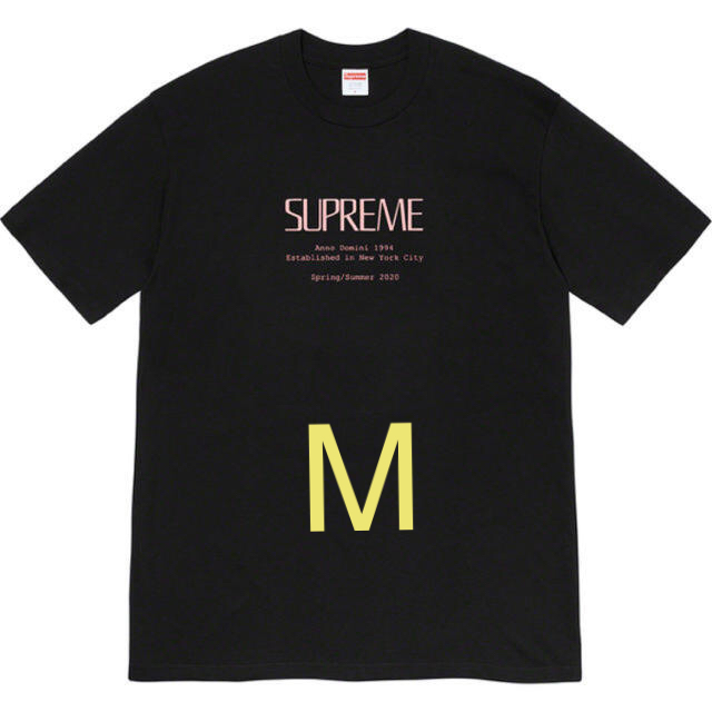 Anno Domini Tee black M supremeTシャツ/カットソー(半袖/袖なし)