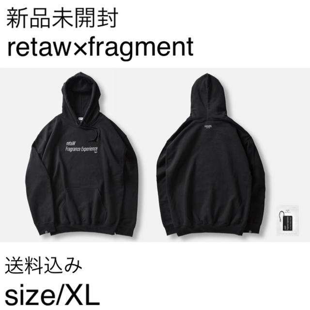 XL navy retaW×fragment FRGMT hoodie