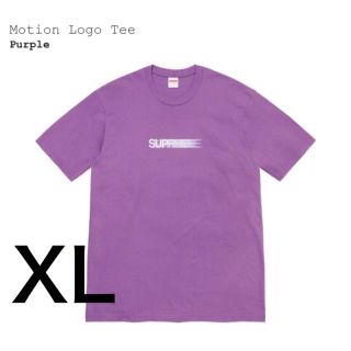 シュプリーム(Supreme)のMotion Logo Tee purple  XL(Tシャツ/カットソー(半袖/袖なし))