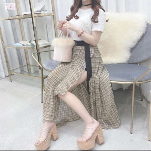 リバーシブルタイプ snidelプリーツスカショーパン - 通販