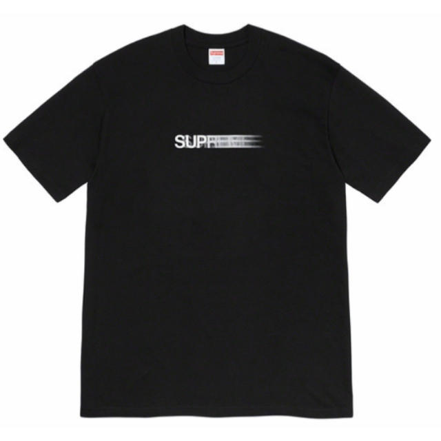 supreme motion logo tee シュプリーム 黒 L black