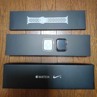 アップルウォッチ(Apple Watch)のApple Watch Series4 Nike+ 44mm シルバー GPS(腕時計(デジタル))