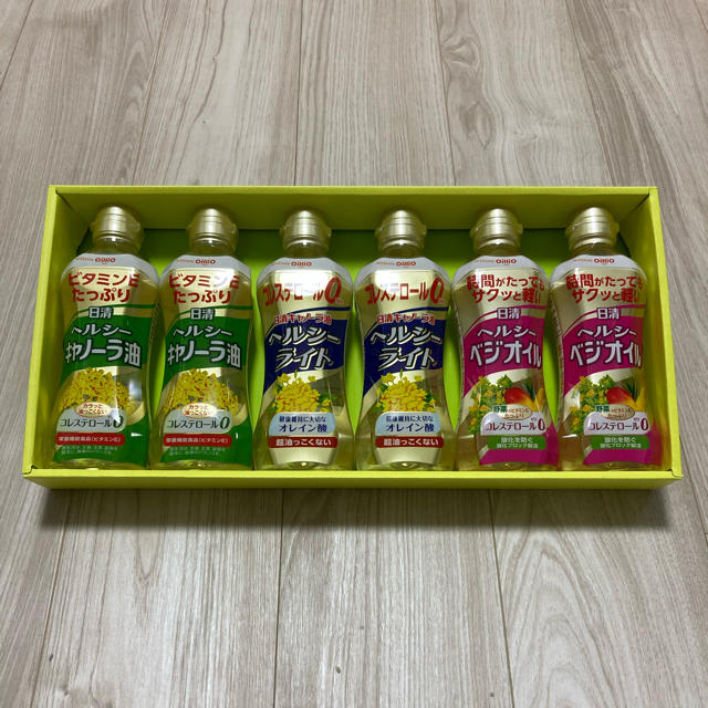 日清食品(ニッシンショクヒン)の日清オイリオ　サラダ油　6本セット 食品/飲料/酒の食品(調味料)の商品写真