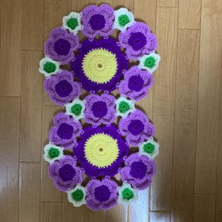 お花のマット①(インテリア雑貨)