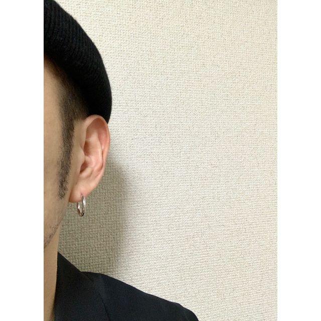 Supreme(シュプリーム)の【ステンレスフープピアス シルバー 12mm 2個セット】 メンズのアクセサリー(ピアス(両耳用))の商品写真