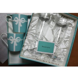 ティファニー(Tiffany & Co.)のティファニー ペアシャンパングラス＆ペアマグカップ(グラス/カップ)