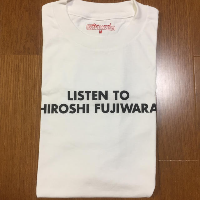 FRAGMENT(フラグメント)のLISTEN TO HIROSHI FUJIWARA 藤原ヒロシ ホワイト メンズのトップス(Tシャツ/カットソー(半袖/袖なし))の商品写真