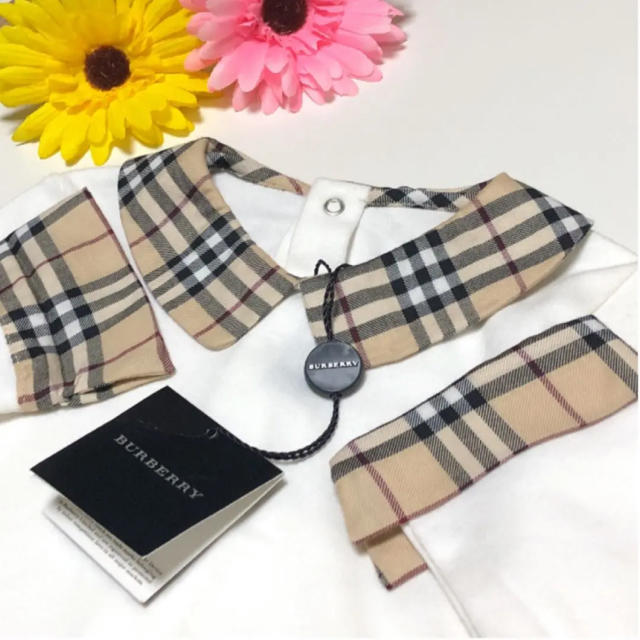 BURBERRY(バーバリー)の専用！新品！バーバリー　ロンパース チェック　セリーヌ グッチ　ラルフローレン キッズ/ベビー/マタニティのベビー服(~85cm)(ロンパース)の商品写真