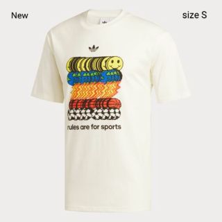 アディダス(adidas)の新品 S adidas originals Tシャツ ルール オフホワイト(Tシャツ/カットソー(半袖/袖なし))