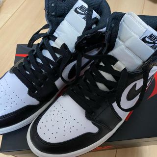 ナイキ(NIKE)のNIKE AIR JORDAN 1 RETRO HIGH OG 白黒　オレオ(スニーカー)