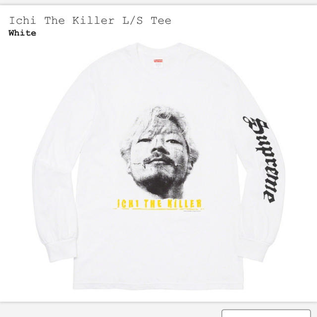 supreme シュプリーム ichi killer ロンt tシャツ　白　m