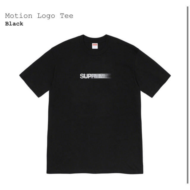 Lサイズ supreme Motion Logo Tee black 黒