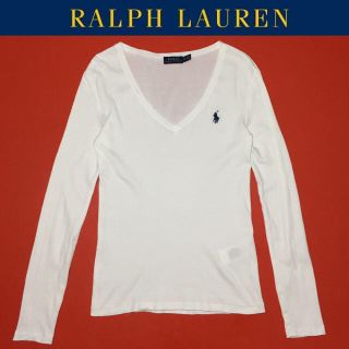 ポロラルフローレン(POLO RALPH LAUREN)のPOLO RALPH LAUREN カットソー ラルフローレン ロンT Vネック(Tシャツ(長袖/七分))