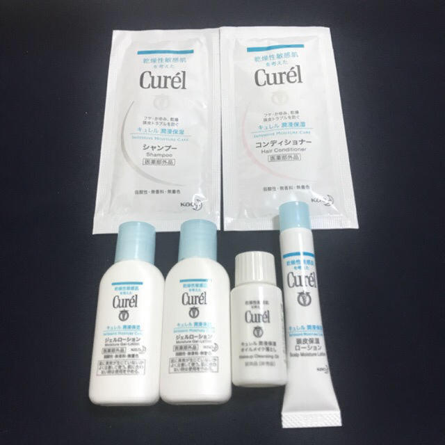 Curel(キュレル)の花王 シャンプー コンディショナー メイク落とし 化粧水 コスメ/美容のキット/セット(サンプル/トライアルキット)の商品写真