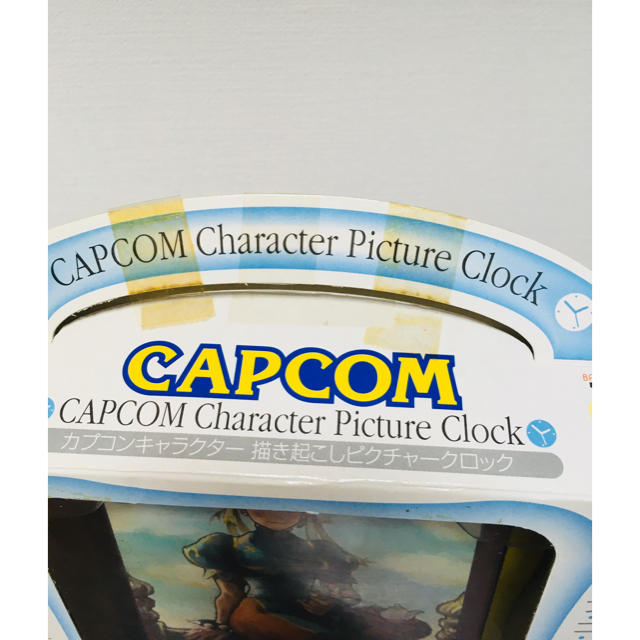 CAPCOM(カプコン)のカプコンキャラクター　描き起こしピクチャークロック　未使用品 エンタメ/ホビーのおもちゃ/ぬいぐるみ(キャラクターグッズ)の商品写真