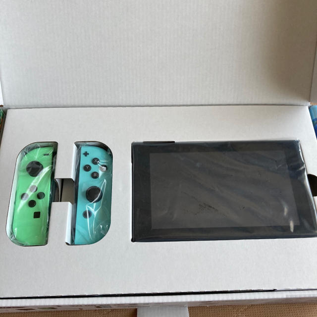 Nintendo Switch(ニンテンドースイッチ)のニンテンドー スイッチ あつまれどうぶつの森セット エンタメ/ホビーのゲームソフト/ゲーム機本体(家庭用ゲーム機本体)の商品写真