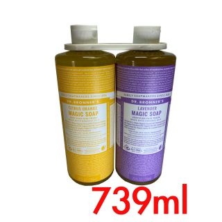 ドクターブロナー(Dr.Bronner)の【ゲリラSALE!!】マジックソープ　シトラスオレンジ　ラベンダー　739ml (ボディソープ/石鹸)