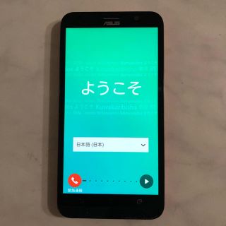 エイスース(ASUS)のZen fone go GO/ZB551KL ピンク(スマートフォン本体)