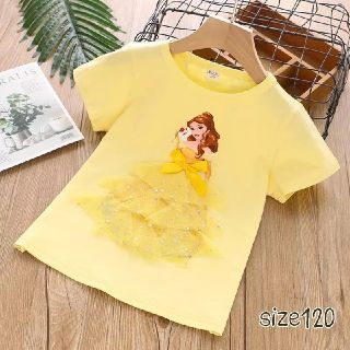 売れてます♡ディズニー プリンセス Tシャツ♡ベル 120(Tシャツ/カットソー)