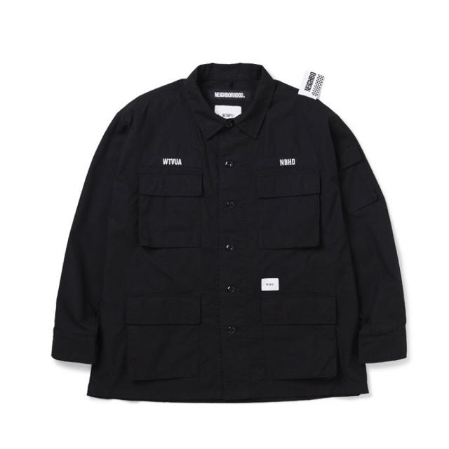 wtaps jungle shirts black sサイズ