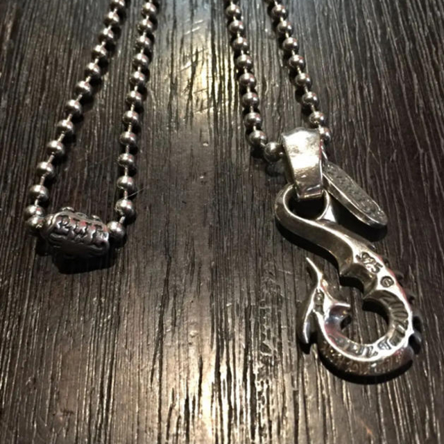 BILL WALL LEATHER(ビルウォールレザー)のBWL Medium Fish Hook / BWLタグ Ball Chain メンズのアクセサリー(ネックレス)の商品写真