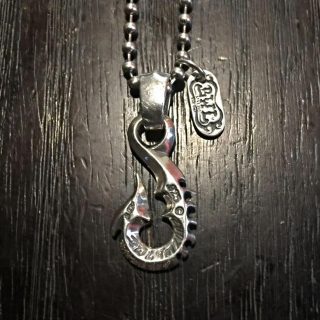 ビルウォールレザーBWL Medium Fish Hook / BWLタグ Ball Chain