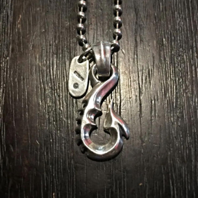 ビルウォールレザーBWL Medium Fish Hook / BWLタグ Ball Chain